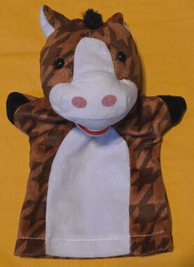 Melissa & Doug Brown Horse 8” Hand Puppet